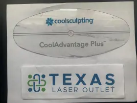 204578-a Zeltiq Coolsculpting Cooladvantage Plus Plastic Clear Marking Card