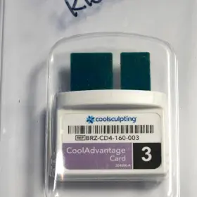 Brz-cd4-160-003 Zeltiq Coolsculpting Cooladvantage Purple Card X2 Cycles Left