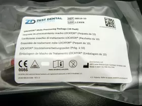 08519-10 Zest Dental Locator Male Processing Package 1 Of 10 New Sealed #2