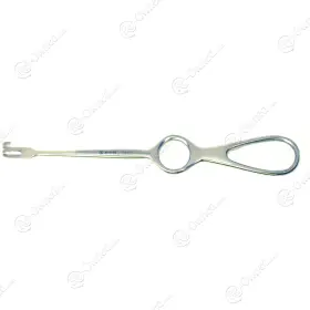 3010-02 Zimmer Volkman Retractor 8in 2 Prong Blunt