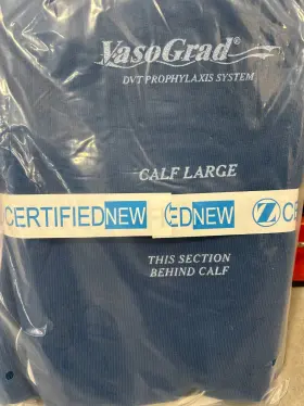 Vg501l Zimmer Vasograd Dvt System Calf Sequential Garment Large 1 Pair
