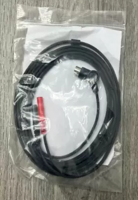 Wpc-266 Zmi Electronics Electrotherapy Leadwire 2.2m 2mm Male Plug X2 Black