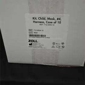 712-0004-10 Zoll New Case Of 10 712-000-10 Kit Child Mask #4 Harness