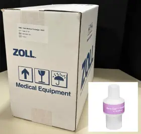 820-0053-120 Zoll New Hme Heat Moisture Exchanger Adult Case Of 120 Factory Sealed Nib