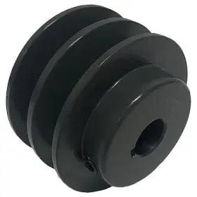 2ak20x1 Zoro Select 2ak20x1/2 V-belt Pulley 2 In Out Dia. Cast Iron