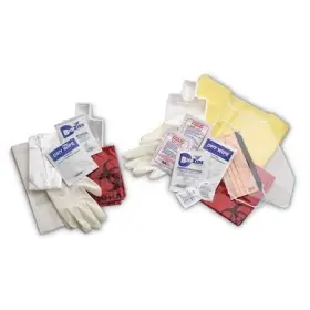 3zdw1 Zoro Select Biohazard Spill Kit Pull String Bag Red