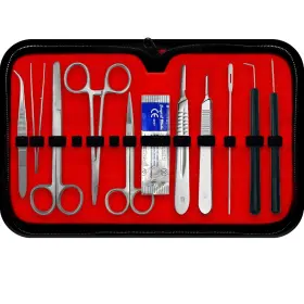 Zulco International Inc 810083272191 30 Pcs Advanced Dissection Kit Biology Lab Anatomy Dissecting Set For Medical St