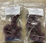 24 Pack Hatho #1670091 Scotch Brite Mounted Polishing Wheel, Fine 1" (25MM). Fixed Price $34.99.