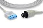 Criticare Aami Spacelabs Bci Colin 6 Pin To 3 Lead Single Din Ecg Trunk Cable. Fixed Price $50.00.
