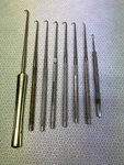 Lot Of 8 Codman / Aesclap Surgical Hook Retractors Instruments. Fixed Price $200.00.