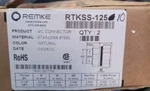 Lot Of (2) Remke RTKSS-125-10 Mc Mi Connectors. Fixed Price $450.00.