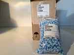 Box Of 5000 Globe Scientific Light Blue Multi-fit Caps, 10 12 13 & 16MM Tubes. Fixed Price $29.99.
