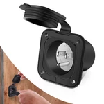 15A 125V Shore Power Inlet Port Plug,nema 5-15P Male Receptacle Rv Flanged. Fixed Price $13.49.
