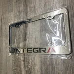Acura Integra Mirror Chrome Finish Stainless Steel Metal License Plate Frame. Fixed Price $19.99.