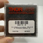 Thorlabs Molded Aspheric Lens 355110-B F = 6.24MM, Na 0.40, Wd 2.7. Fixed Price $69.00.