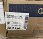 Case Of 120 Halyard H400 24IN. X 24IN, Quick Check Sterilization Wraps # 34183. Fixed Price $97.00.