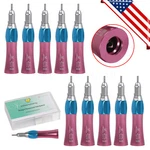 10*NSK Style Slow/low Speed Dental Straight Nosecone Handpiece Pink YBB-414B-M4. Fixed Price $175.00.