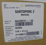 Sartorius 5447307H1 Ss Sartopore Maxicaps 0.456 + 0.2. Fixed Price $449.99.