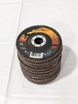 3M Flap Disc: 4-1/2" Dia, 7/8" Hole, 40 Grit, Type 29 Qty 7100104907. Fixed Price $53.00.