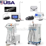 Portable Dental Delivery Unit Cart Air Compressor Syringe Suction /implant Motor. Fixed Price $1019.15.