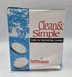 Tuttnauer & Simple Ultrasonic Enzyme Cleaner 144 Tablets 72 Gallons 03/28. Fixed Price $72.99.