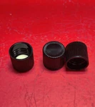 Kimble Black Phenolic 15-415 Caps, 13MM-33MM, Cemented Rubber Liner, Case Of 100. Fixed Price $160.65.