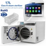 Azdent 17L Class Dental Autoclave Vacuum Lcd Steam Sterilizer Built-in Printer. Fixed Price $1445.00.