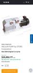 Steris P146675130 Vacuum Pump. Fixed Price $17500.00.