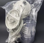 Lot Of Disposable Suction Canister 800 Cc Universal Ports And Size 610-48BP. Fixed Price $37.94.