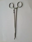 Mueller SU10574 Taufic Cholangiography Clamp, Curved, 8-1/2". Fixed Price $20.00.