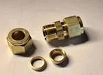Bulk Qty 143 Parker 8SC8-B 1/2" X Tube Od A-lok Brass Union. Fixed Price $200.25.