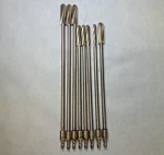 Zimmer Medullary Canal Reamer Set Of 8 Various Sizes. Fixed Price $300.00.