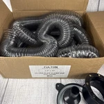 Fulton 1/2 20' Ultra Flex Clear-vue Heavy Duty Pvc Hose Usa! Clamps New. Fixed Price $29.99.