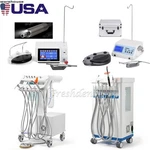 Portable Dental Delivery Unit Cart Syringe Suction Air Compressor /implant Motor. Fixed Price $707.39.
