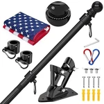 Zmtech 5FT Pole With Proud American Flag-upgraded Tangle Free Rings And .... Fixed Price $37.57.