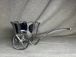 Kent Silversmiths Serving Wagon Bowl Wheels Grandma Core Aesthetic. Fixed Price $14.25.