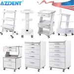 Azdent Dental Mobile Cabinet Cart With Drawers /tool Trolley Sockets. Fixed Price $373.99.