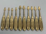 10 Pcs V.mueller K.medic Xstp Bone Curette Os 4150-001, Km 46-250, 46-252. Fixed Price $329.99.