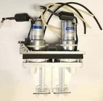 Allied Motion 455A1177 Stryker 0702 001 130 Dual Motor Pump Head Assembly 12 Vdc. Fixed Price $115.00.