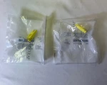 Pair Of Aesculap JG330 Silicone Clamp W Fixation 15MM Sterilization Insert. Fixed Price $50.00.