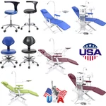 Azdent Dental Folding Chair With Led Light Turbine Unit /dentist Stool. Fixed Price $322.99.