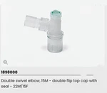 Double Swivel Elbow, Intersurgical 1898000, 10 Count - 15F Free Shipping!. Fixed Price $13.00.