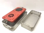 Aesculap JM441 Container W/ JP001 Red Primeline Filter Lid & Sterilization Tray. Fixed Price $150.00.