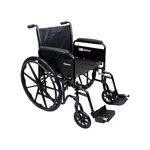 First Voice MDS806300N Wheelchair, Lb, 16 In Seat, Silver/navy. Fixed Price $250.34.