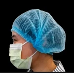 / 1000 Medline 24" Blue Bouffant Cap Non Woven Disposable Hairnet Large Lot. Fixed Price $44.95.