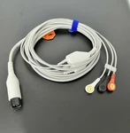 Nellcor Draeger Drager Ecg Cable 6 3 Leads Snap Aha - Same Day Shipping. Fixed Price $26.00.