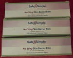 Safe Simple SNS80744 Skin Barrier Wipes Boxes 300 Total! Exp 2025 New. Fixed Price $29.99.