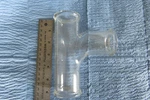 O-i/schott Kimax 6521-1515 1/2 Single Sanitary Tee Glass Drainline Pipe. Fixed Price $24.95.