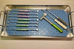 Set Of 10 Medtronic Disc Sizers & Tamp Instrument W/ Tray. Fixed Price $750.00.