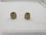 Swagelok B-402-1 1/4" Brass Nut, Lot Of 2, Nnb. Fixed Price $19.96.